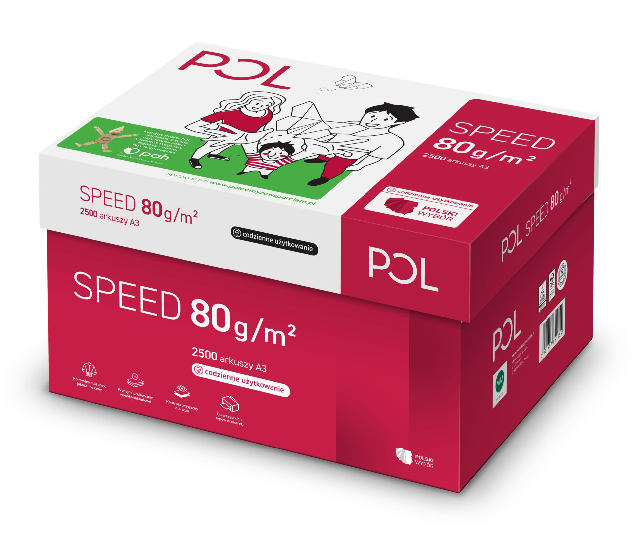 Papier ksero POLspeed A3/80g